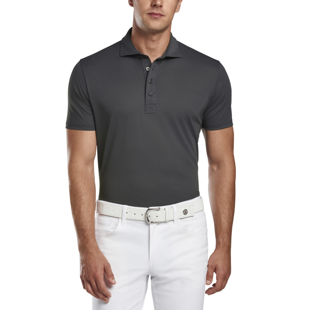 G/Fore | G4MS21K31 | Pique Polo | Charcoal Grey
