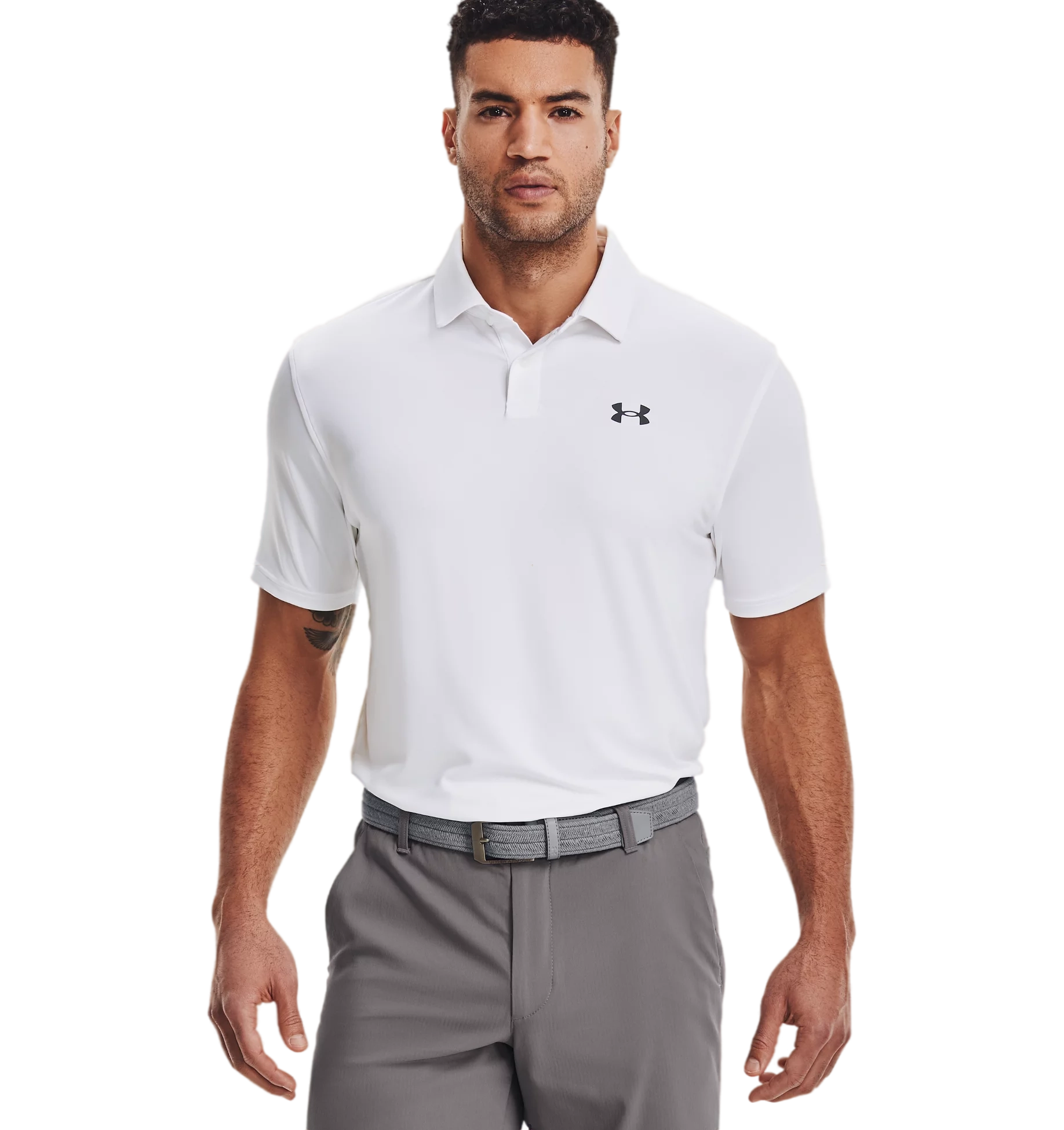 Under Armour  | 1368122-100 | T2G Polo | White / Pitch Gray