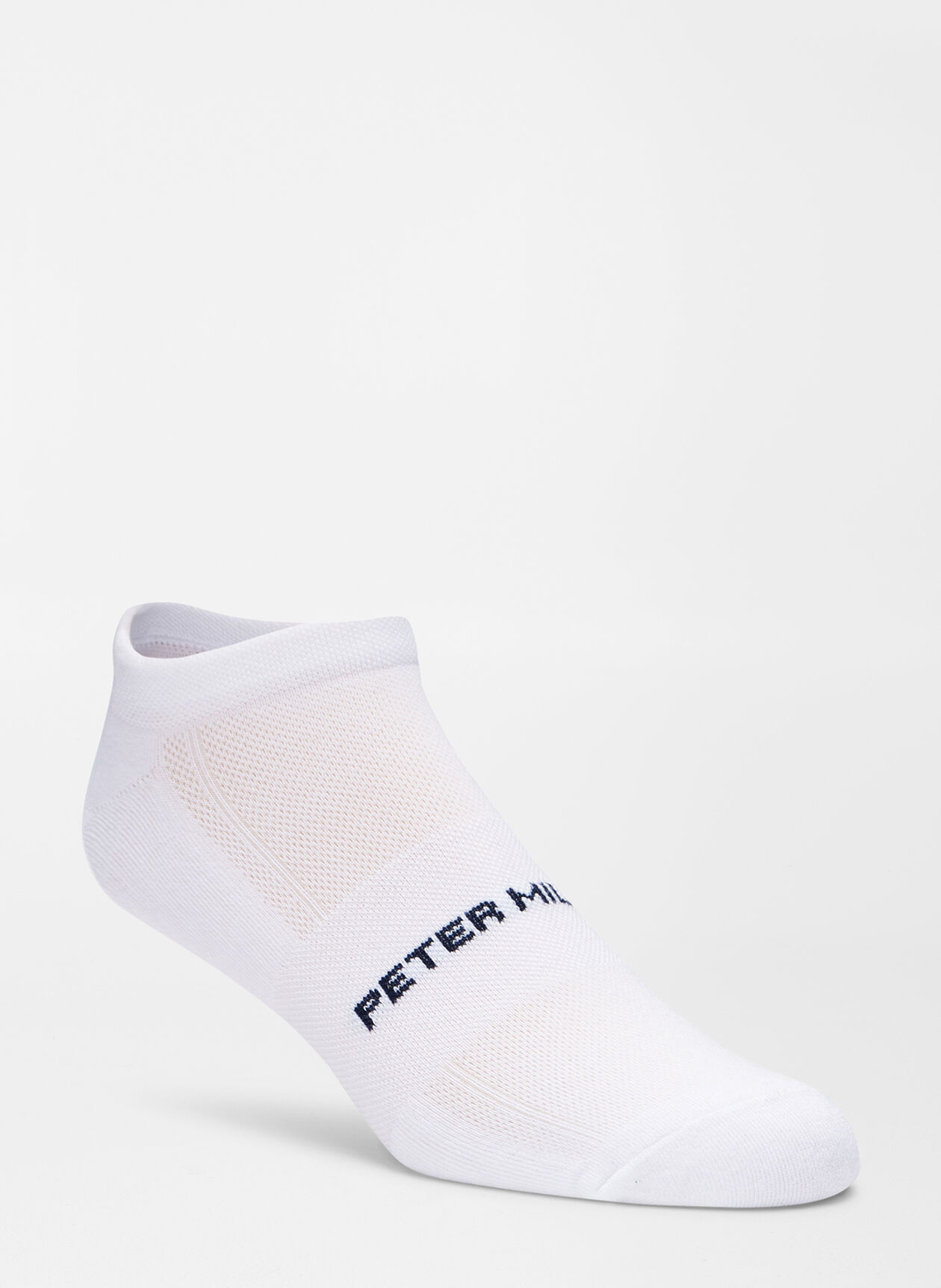 Peter Milar Two-Pack Performance Sock | ME0EF02-White | One Size | White