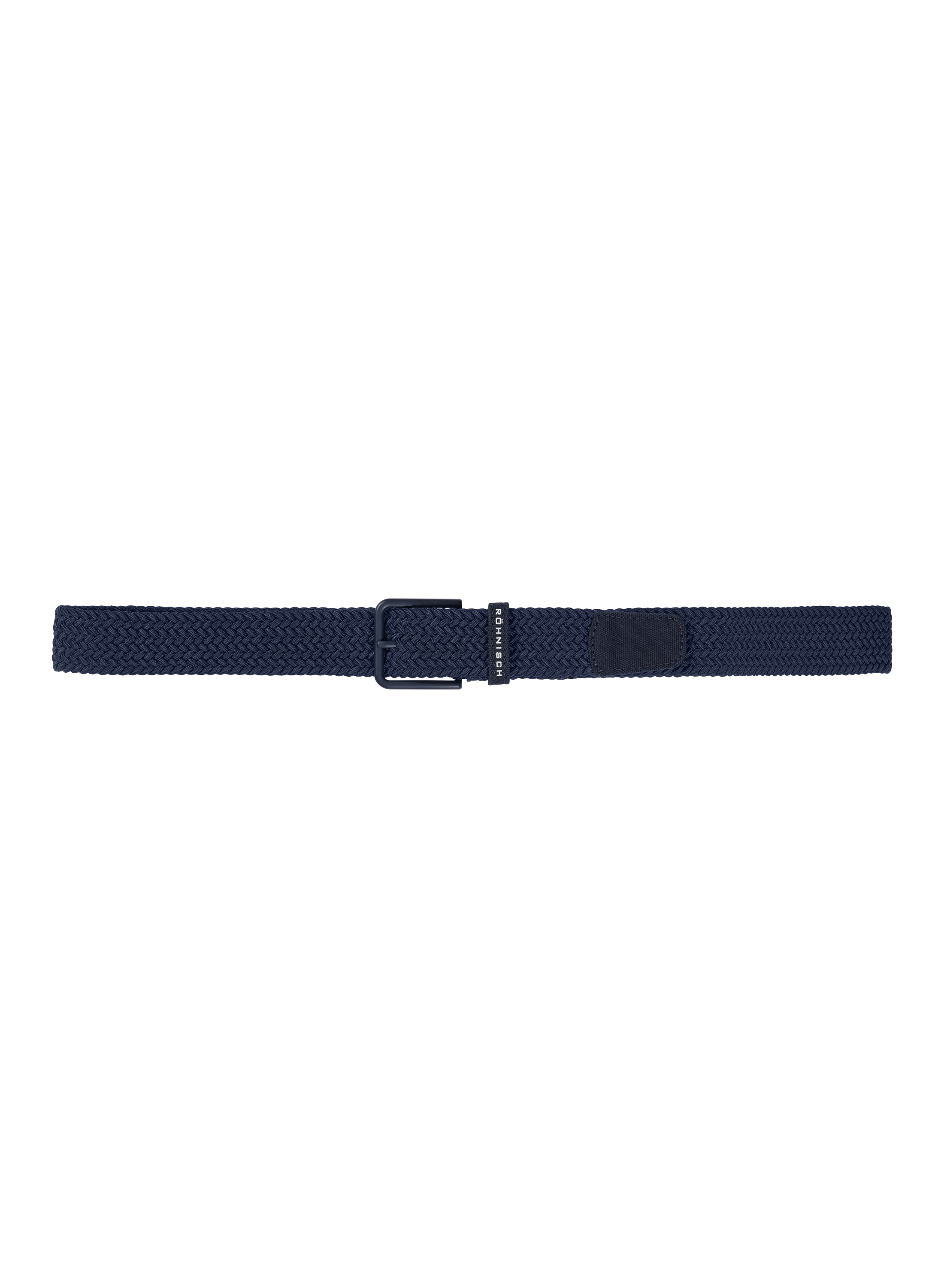 Rohnisch | 111747 | Braided Stretch Belt | Navy